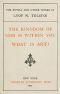 [Gutenberg 43409] • The Kingdom of God is Within You; What is Art?